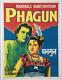 1958 Bollywood Poster PHAGUN Movie. Madhubala, Bharat Bhooshan 30in x 4