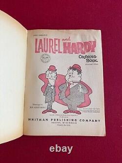 1968, Laurel & Hardy, Un-Used, Coloring Book (Scarce / Vintage)