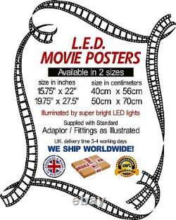 20,000 LEAGUES UNDER THE SEA Light up movie poster lightbox led sign cinema room