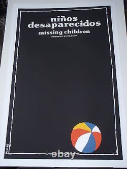2 Classic CUBAN Posters for movie MISSING CHILDREN + Salute to CUBA Artist BACHS