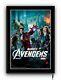 AVENGERS Light up movie poster framed lightbox led sign home cinema man cave den