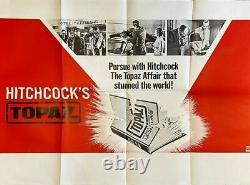 Alfred Hitchcock TOPAZ Original 30x40 British Quad Movie Poster