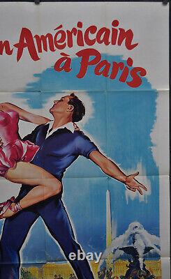 An American In Paris R1960's Original 47x63 French Vf Movie Poster Gene Kelly