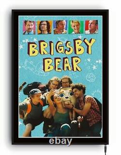 BRIGSBY BEAR movie poster light up framed lightbox led sign home cinema