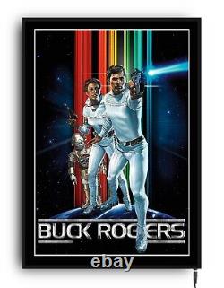 BUCK ROGERS IN THE 25TH CENTURY Light up movie poster led sign home cinema room
