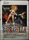 Barbarella 1968 ORIG 45X62 FRN GRANDE MOVIE POSTER JANE FONDA JOHN PHILLIP LAW