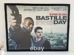 Bastille Day UK Original Movie Poster Quad Frame included