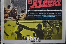 Battle Of Algiers 1966 ORIGINAL 39X55 ITALIAN MOVIE POSTER JEAN MARTIN SAADI
