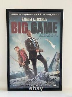Big Game UK Original Movie Poster Portrait One Sheet- Frame included