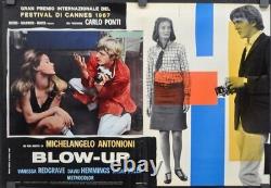 Blow-Up /Blowup 1967 18X27 (10) ITALIAN PHOTOBUSTA MOVIE POSTER VANESSA REDGRAVE