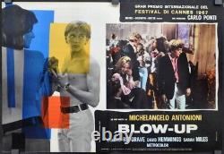 Blow-Up /Blowup 1967 18X27 (10) ITALIAN PHOTOBUSTA MOVIE POSTER VANESSA REDGRAVE