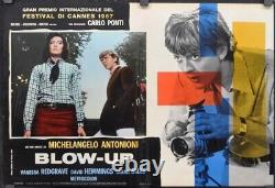 Blow-Up /Blowup 1967 18X27 (10) ITALIAN PHOTOBUSTA MOVIE POSTER VANESSA REDGRAVE