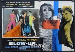 Blow-Up /Blowup 1967 18X27 (10) ITALIAN PHOTOBUSTA MOVIE POSTER VANESSA REDGRAVE