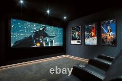 CINEMA Illuminated lightbox led sign home cinema movie room theatre custom retro