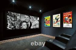 CINEMA Illuminated lightbox led sign home cinema movie room theatre custom retro