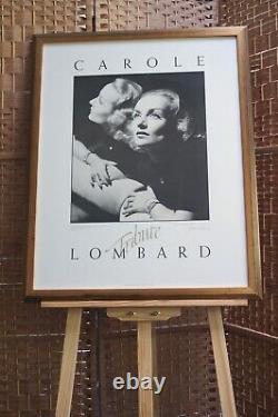 Carole Lombard Vintage 1980s Theatre Poster 1920s Hollywood Silent Films