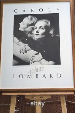 Carole Lombard Vintage 1980s Theatre Poster 1920s Hollywood Silent Films