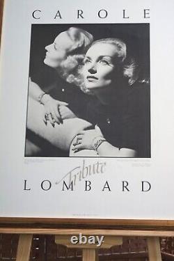 Carole Lombard Vintage 1980s Theatre Poster 1920s Hollywood Silent Films