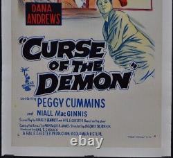 Curse Of The Demon /Night of the demon 1957 14X30 LB AUSTRALIAN MOVIE POSTER