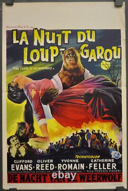 Curse Of The Werewolf 1961 Original 14x21 Belgium Movie Poster Clifford Evans