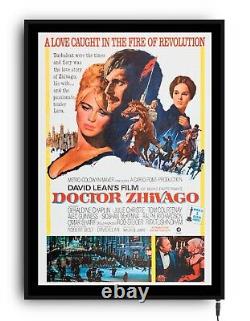 DOCTOR ZHIVAGO Backlit movie poster lightbox led sign home cinema film room