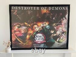 Demon Slayer To The Swordsmith Village UK Original Movie Poster Quad-Frame Incl