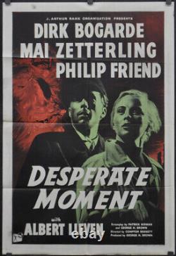 Desperate Moment 1953 Original 27x40 Uk 1-sheet Movie Poster Dirk Bogarde