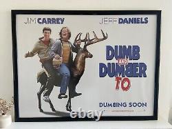 Dumb and Dumber To UK Original Movie Poster Quad Frame included