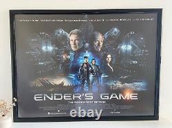 Ender's Game UK Original Movie Poster Quad Frame included