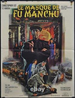 Face Of Fu Manchu 1965 ORIG 23X31 FRENCH AFFICHE MOVIE POSTER CHRISTOPHER LEE