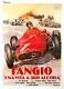 Fangio Maserati 250f Original Authentic Italian Cinema Poster By Ciriello