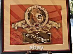 Framed Print The Stars Of Mgm Autographed Poster Signed By16 Major Stars Rare