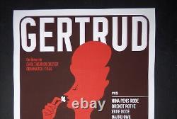 GERTRUD / Cuban Pop Art Screenprint Tribute Poster for 60s Danish Movie CUBA ART