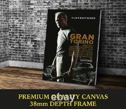 Gran Torino Clint Classic Movie Art Large CANVAS Print Gift A0 A1 A2 A3 A4