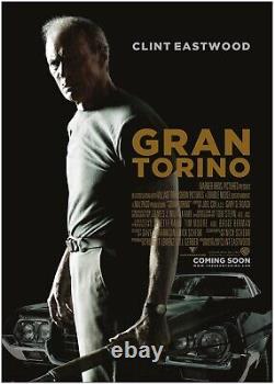 Gran Torino Clint Classic Movie Art Large CANVAS Print Gift A0 A1 A2 A3 A4