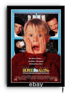 HOME ALONE movie poster lightbox led sign home cinema MAN CAVE FILM