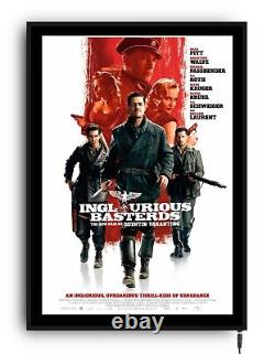 INGLOURIOUS BASTERDS movie poster lightbox led sign home cinema theatre room