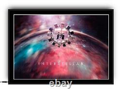 INTERSTELLAR movie poster lightbox led LIGHT UP sign home cinema MAN CAVE FILM