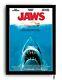 JAWS movie poster framed illuminated lightbox led sign home cinema mancave film