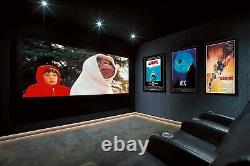 JAWS movie poster framed illuminated lightbox led sign home cinema mancave film