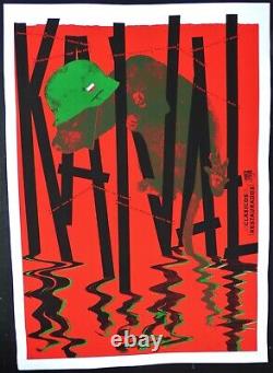 KANAL Cuban Screenprint Poster for POLAND Nazi War Movie CUBA ART with Sewer Rat