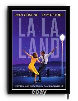 LA LA LAND Lightbox movie poster lightbox led sign home cinema theatre room