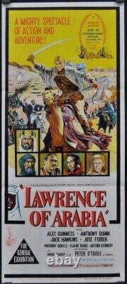Lawrence Of Arabia 1962 ORIGINAL 13X30 NR-MNT DAYBILL MOVIE POSTER PETER O'TOOLE