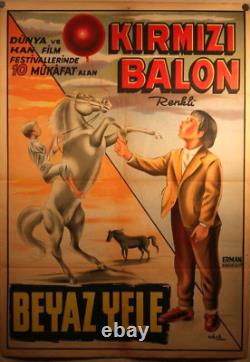 Lithograph Movie Poster for The Red Balloon Turkish Release