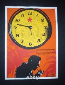 MEMORIES OF UNDERDEVELOPMENT Cuban Screenprint Movie Poster for Cuba Art Project