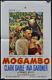 Mogambo 1953 Original 14x22 Belgian Movie Poster Clark Gable Ava Gardner Kelly