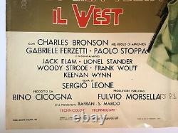 ONCE UPON A TIME IN THE WEST C'ERA UNA VOLTA IL WEST original film poster