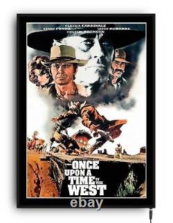 ONCE UPON A TIME IN THE WEST Light up movie poster led sign home cinema room