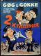 Our Relations R-1960's Orig 25x34 Danish Movie Poster Stan Laurel Oliver Hardy