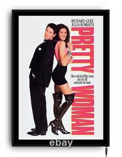 PRETTY WOMAN Light up movie poster lightbox led sign home cinema theatre room